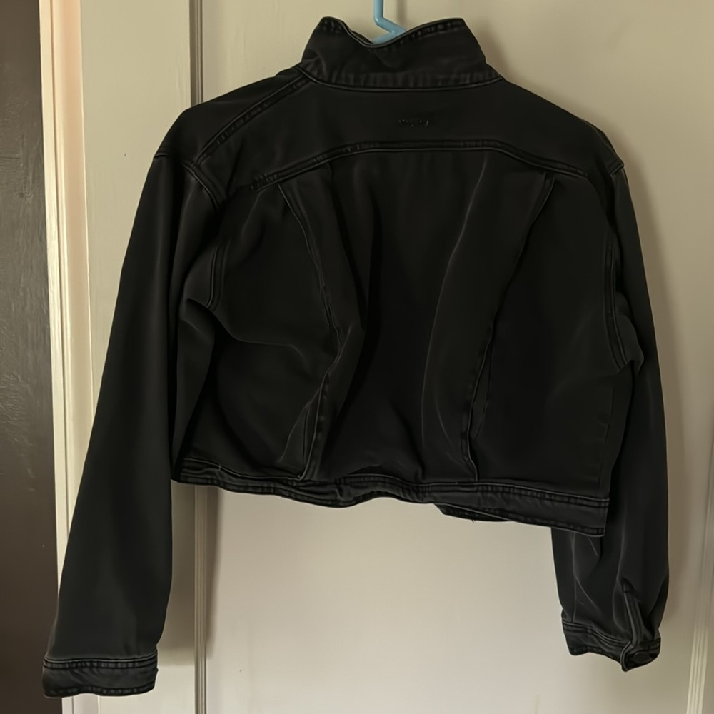 Black denim jacket - Picture 3 of 3